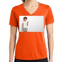 Ladies PosiCharge ® RacerMesh ® V Neck Tee Thumbnail