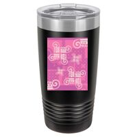 20 oz. Ringneck Vacuum Insulated Tumbler w/Clear Lid Thumbnail