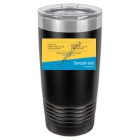 20 oz. Ringneck Vacuum Insulated Tumbler w/Clear Lid Thumbnail