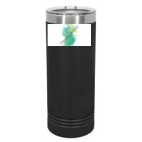22 oz. Slim Tumbler,  Vacuum Insulated w/Clear Lid Thumbnail
