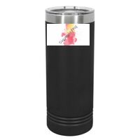 22 oz. Slim Tumbler,  Vacuum Insulated w/Clear Lid Thumbnail