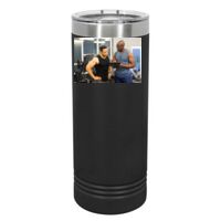 22 oz. Slim Tumbler,  Vacuum Insulated w/Clear Lid Thumbnail