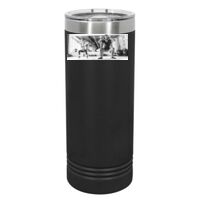 22 oz. Slim Tumbler,  Vacuum Insulated w/Clear Lid Thumbnail