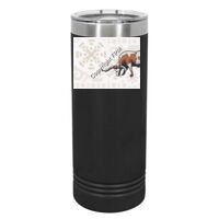 22 oz. Slim Tumbler,  Vacuum Insulated w/Clear Lid Thumbnail