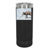22 oz. Slim Tumbler,  Vacuum Insulated w/Clear Lid Thumbnail