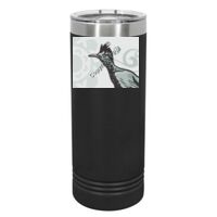 22 oz. Slim Tumbler,  Vacuum Insulated w/Clear Lid Thumbnail