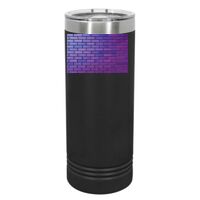 22 oz. Slim Tumbler,  Vacuum Insulated w/Clear Lid Thumbnail