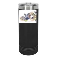 22 oz. Slim Tumbler,  Vacuum Insulated w/Clear Lid Thumbnail