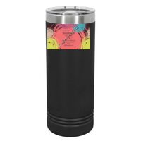 22 oz. Slim Tumbler,  Vacuum Insulated w/Clear Lid Thumbnail